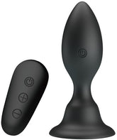 Mr Play High Quality Remote Control Vibrating Anal Plug Black Butt Plugs